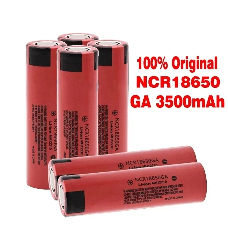 

2022 100% NEW 18650 Battery NCR18650GA 30A Discharge 3.7V 3500mAh 18650 Rechargeable Battery for Toy Flashlight Lithium Battery