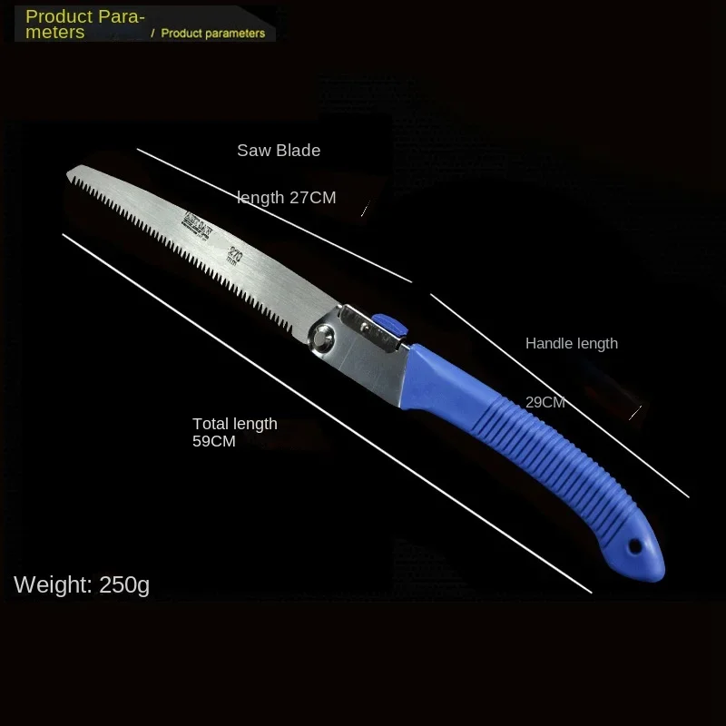 portable folding saw steel handle hand saw camping saw woodworking saw hand panel saw pruning saw outdoor