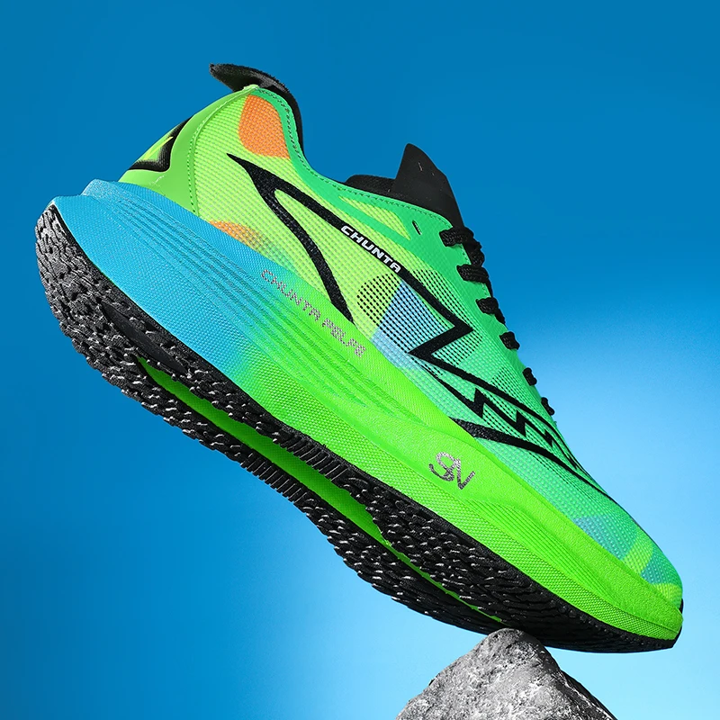 Marathon-Laufschuhe für Herren, Carbon-Platte, Spezial-Sportschuhe, atmungsaktiv, leicht, bequeme Damen-Sneaker für sportliche Freizeitaktivitäten. – Detail 7