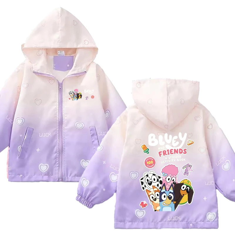 

Blueys Children's Jacket Waterproof Comfortable Breathable Jacket Outdoor Windproof Cold Proof Warm Coat Children Birthday Gift