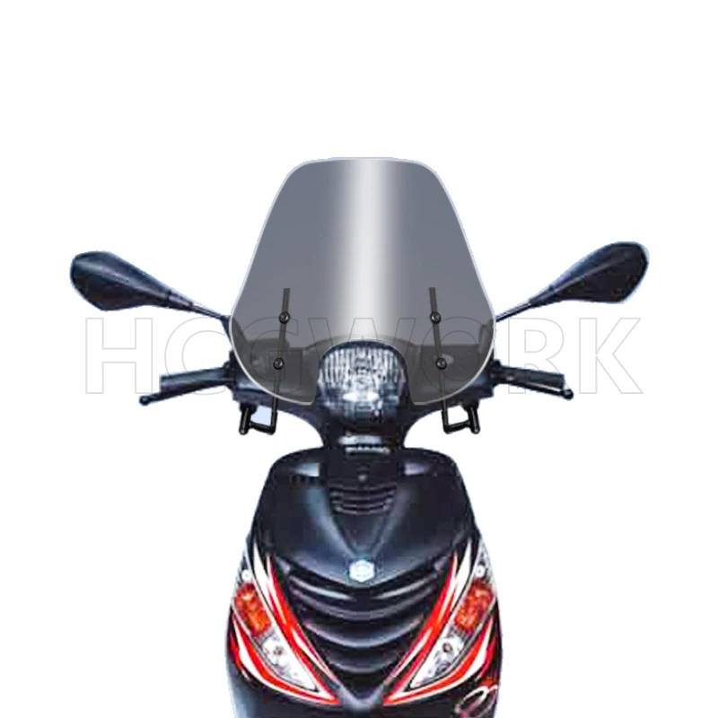 Motorcycle Accessories Windshield Hd Transparent for Piaggio Zip