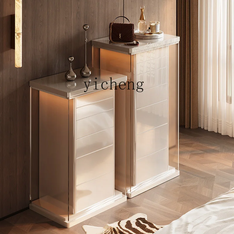 

ZC light luxury six-chest cabinet jewelry cloakroom jewelry display cabinet collection bedroom high-end bedside cabinet