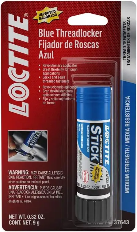 

Medium Strength Threadlocker Stick, 9g - Blue for Bolts
