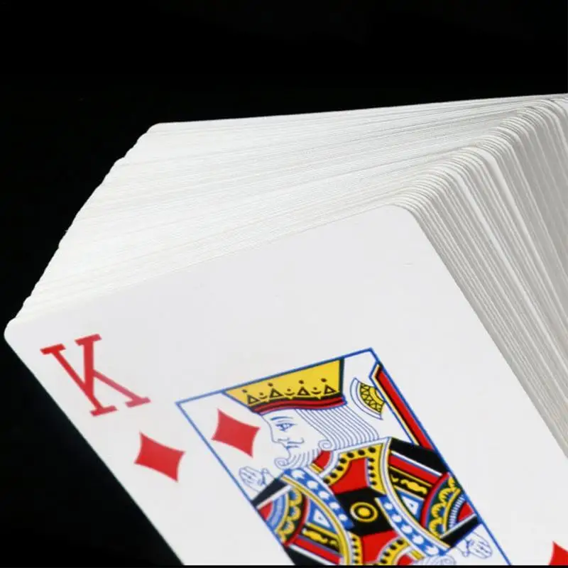 Card Game Secretly Marked Playing Card See Through Playing Cards Magic Cards Outdoor Indoor Camping Recreation Poker Cards 52pcs
