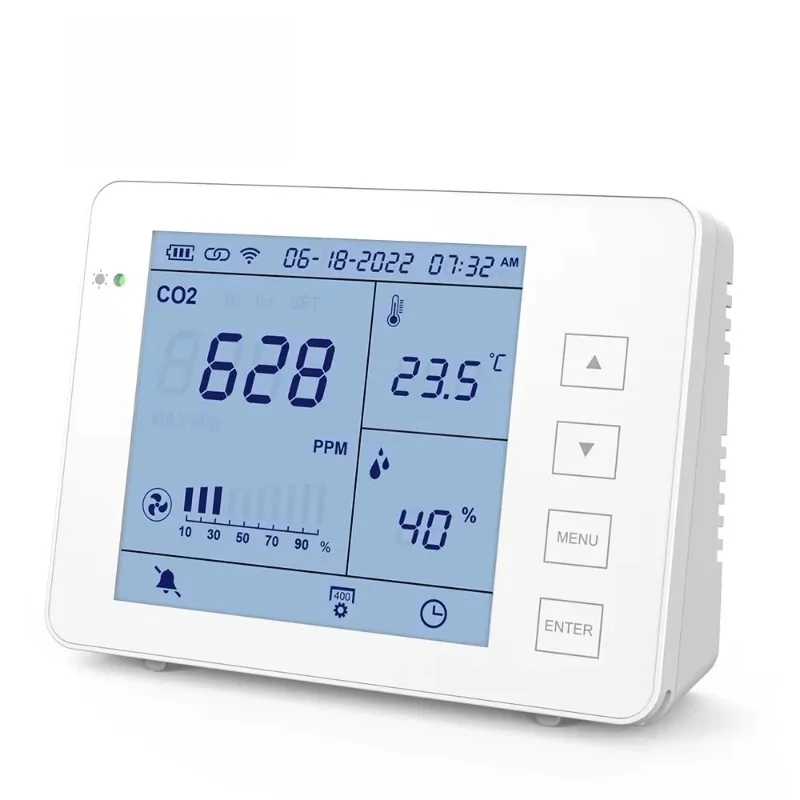 Intelligent Indoor Air Quality Meter 0-10V Sensor Controller with Relay Output for Home Environment Monitoring