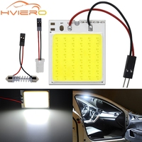 1X T10 C5W COB 16/24/36/48SMD White Dome Reading Lamp Car Led Parking Bulb Super Bright Auto Interior Panel License Plate Light