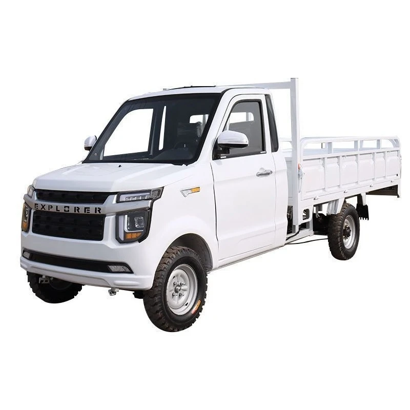 Car pickup truck agricultural four-wheel battery car with bucket climbing y
