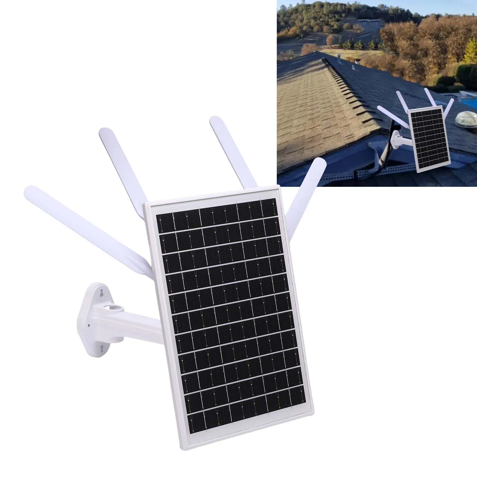 Solar Wifi Extender Signal Booster IP66 Water Proof ASR Main Chip Solar WiFi 6 Extender with SIM Card Slot for Camping RVs