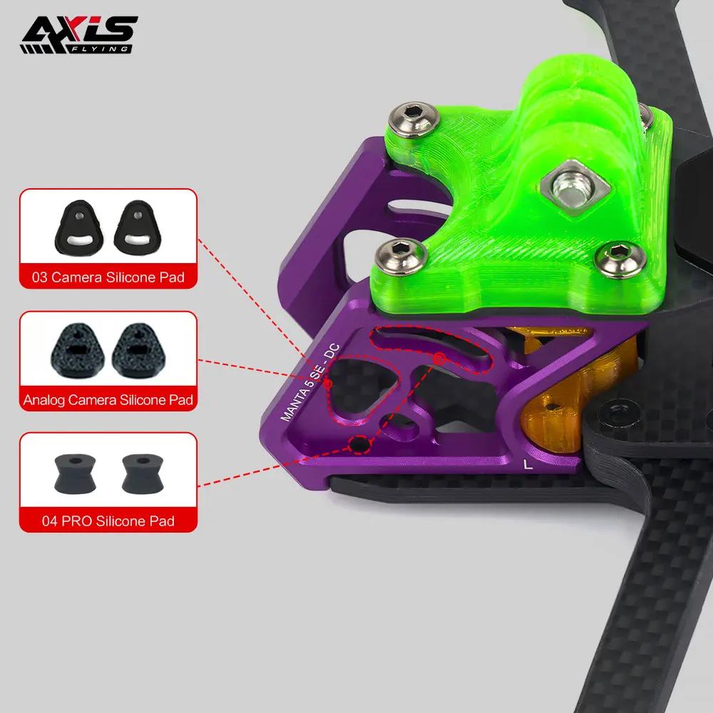 Axisflying 5 pollici DeadCat Manta5 SE DC Telaio 226mm Passo RC FPV Freestyle Quadcopter Drone Accessori Per FAI DA TE DJI O4 Pro