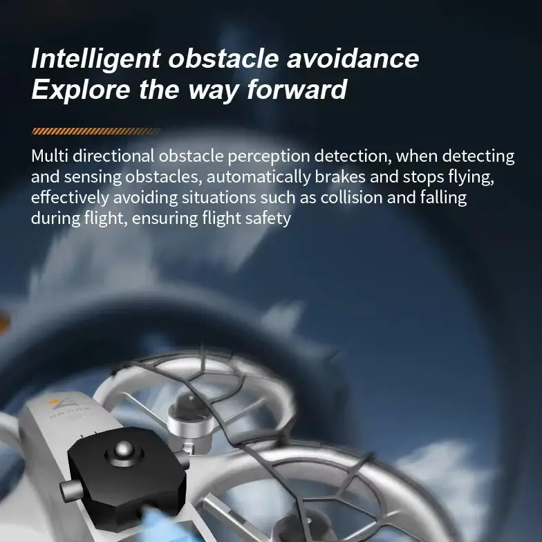 360° Full Preotection Obstacle Avoidance WIFI FPV RC Drone 8K ESC Camera Optical Flow Hover Brushless Remote Control Quadcopter
