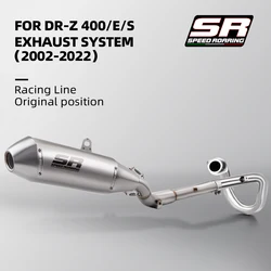 Motorcycle Exhaust Link Pipe for Suzuki, DRZ 400 2000-2022, DRZ400 S SM DR-Z 400 DRZ400S Escape