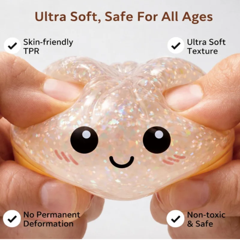 Pressure Ball Glitter Dumpling Toys Pressure Ball Slow Rebound Soft Pinch Decompression Office Home Decorat Gifts
