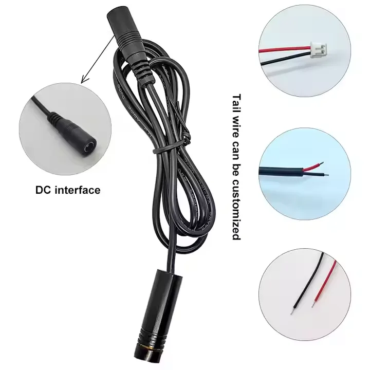 20mw 650nm Red Dot Laser Diode Module Adjustable 12X40mm Marking Machine Positioning Laser Head Module DC Interface