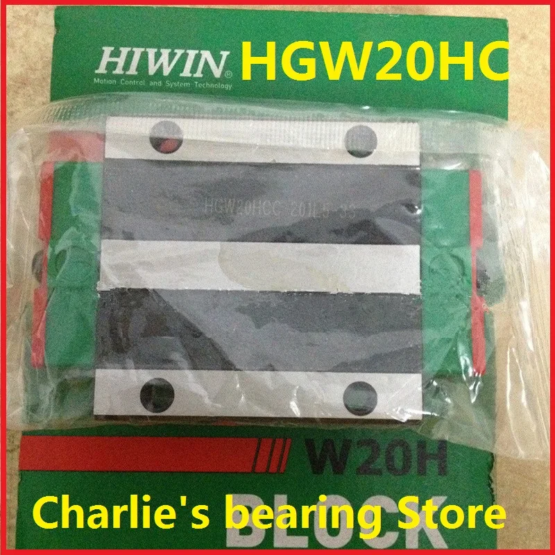 1pc 100% brand new original genuine Hiwin brand linear guide block HGW20HC