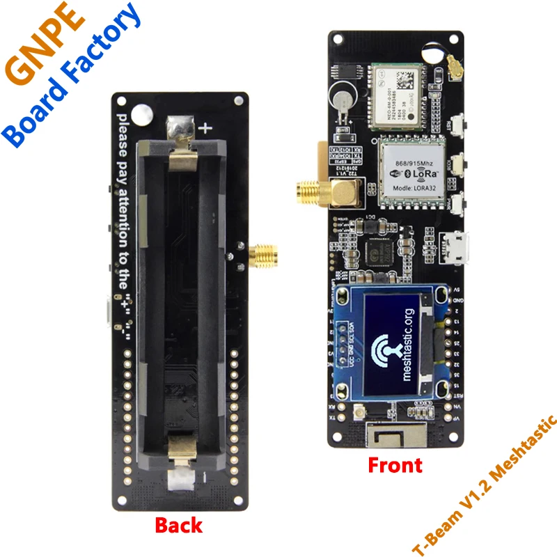 

For TTGO ESP32 Meshtastic T-Beam LoRaGPS development board compatible with LILYGO