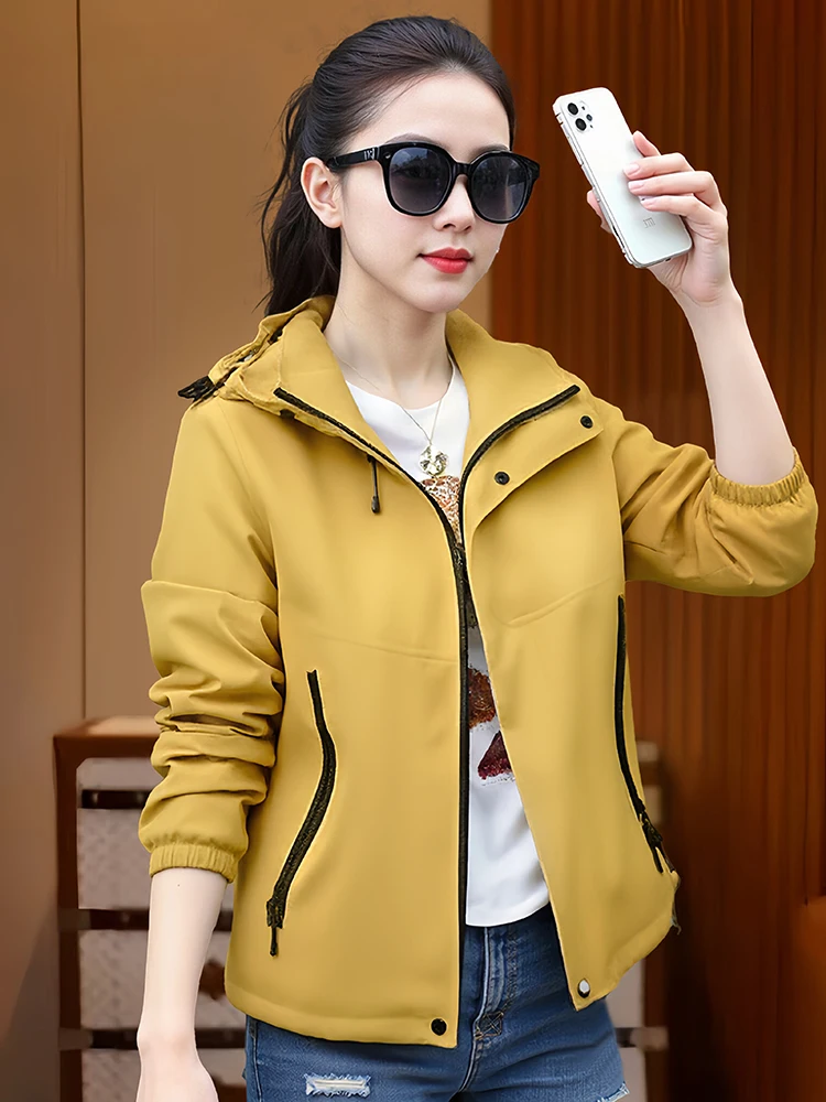 ファイオナブル スリミング シンプルデザイン レディース ジャケット カジュアル ルーズフィット ジッパー スプライス アンチエイジング アウターウェア エレガント コート