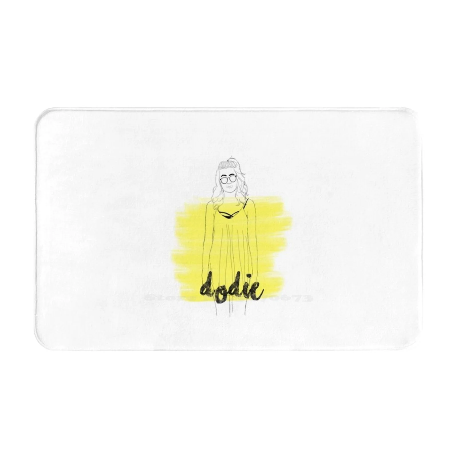 Dodie Clark Soft Cushion Car Home Carpet Door Mat Doddleoddle Dodie Clark