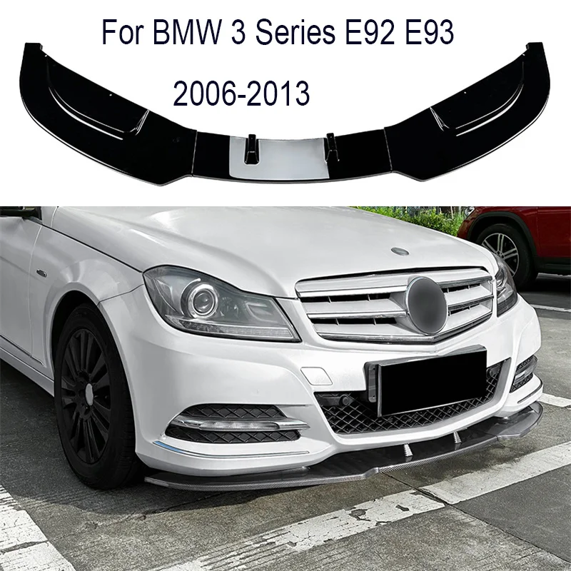 

2011-2014 For Mercedes Benz C-Class W204 Car Front Lower Bumper Chip Lip Splitter Diffuser Body Kits Bumper Guard Protector