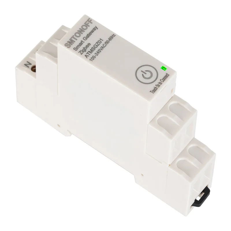 Imagem -04 - Tuya Zigbee-hub de Gateway sem Fio Ponte Doméstica Inteligente para Dispositivos Zigbee Adaptador ca para cc Trilho-ruído ca para cc 100240v 5060hz