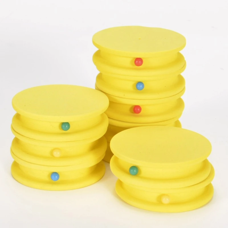 10pcs/set Large Size Fishing and Rigging Foam Spools Combo for Line Leader Organizer Storage Accessories Random Color