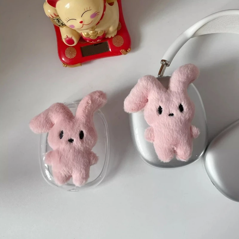 Original Cute Rabbit Y2K Airpods Max Headphone Case Cover Soft Custom Airpods Case Headphones Accessories Christmas Decoration