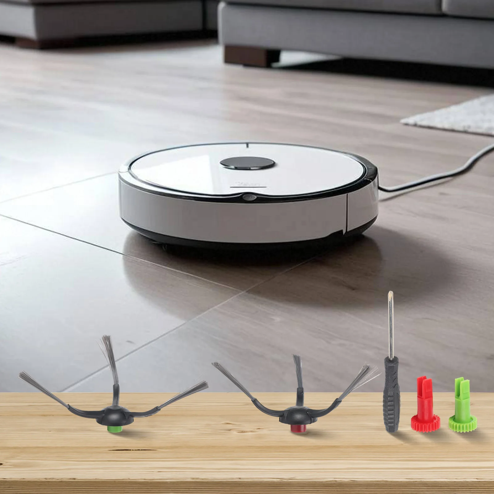 Home Cleaning Needs As Shown Side Brush Motor Robot Cleaner Accessory Easy Installation Process Efficient Cleaning Performance