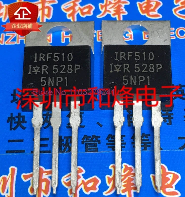 

(10PCS/LOT) IRF510 TO-220 MOS 100V 50A