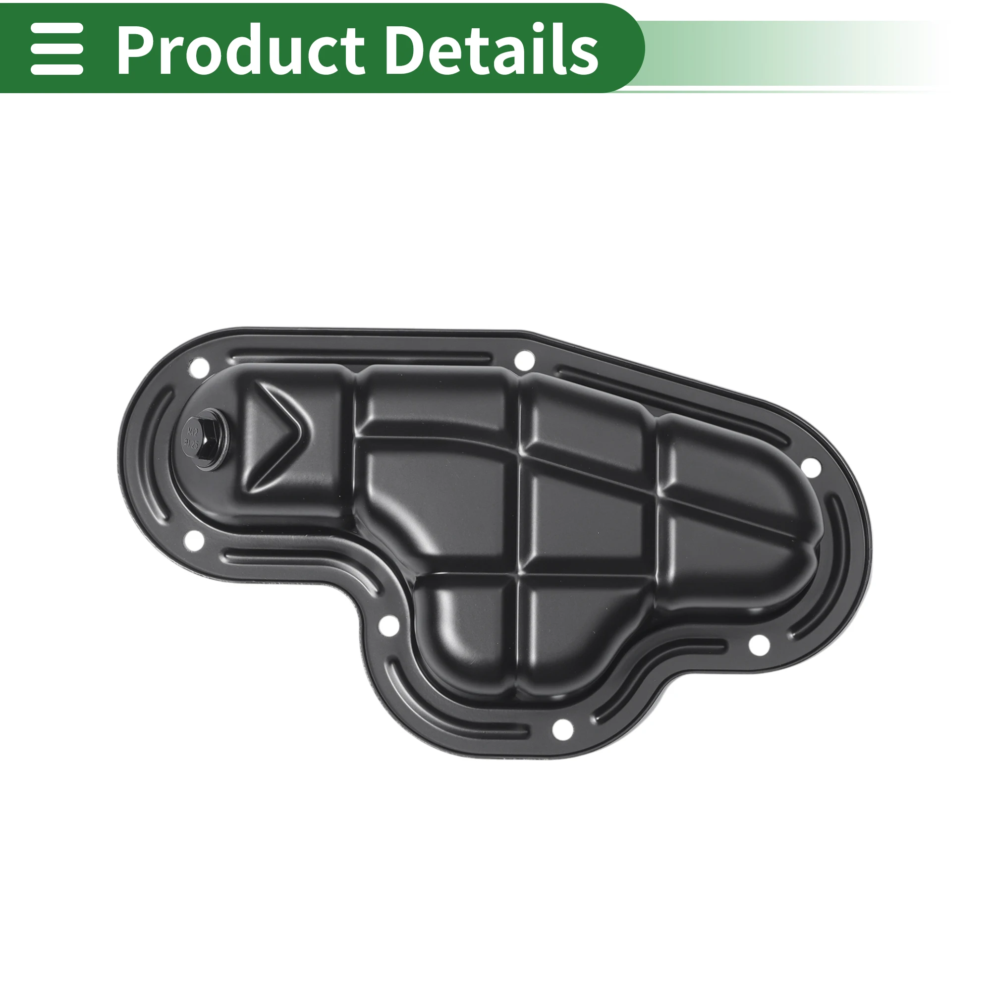 

UXCELL No 111104W010 Масляный поддон двигателя Масляный поддон поддона трансмиссии для Nissan Pathfinder 2001-2004 Железный черный