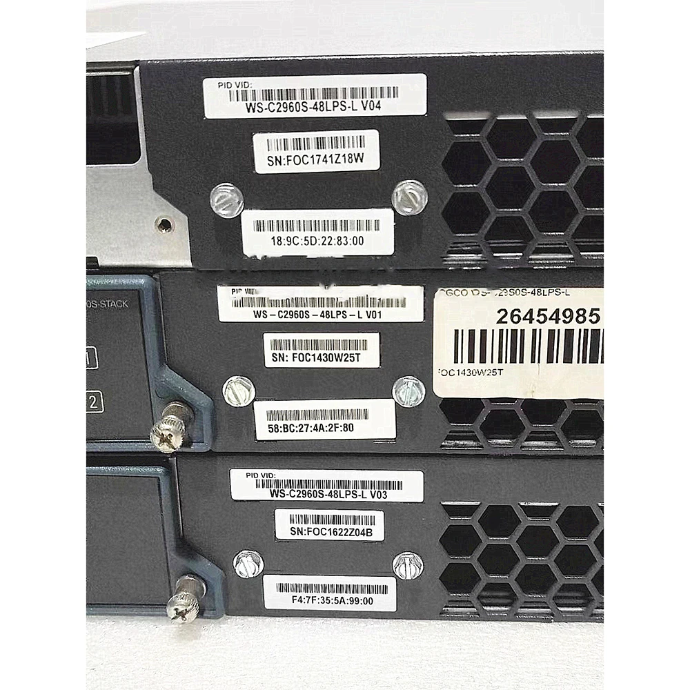 1pcs 48-port Gigabit POE power supply network management switch WS-C2960S-48LPS-L
