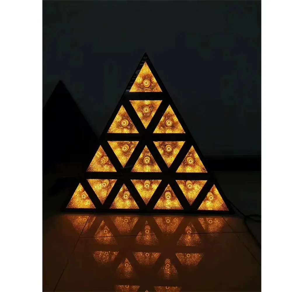 Disco lighting triangle DMX led matrix lampshade stage lighting