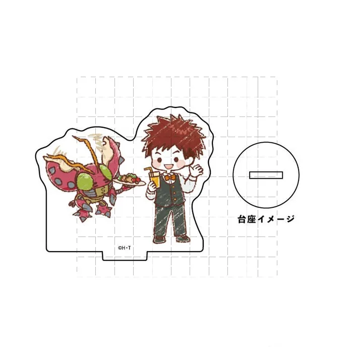 Game Digimon Adventure Acrylic Stand Doll Anime Gabumon Piyomon Yagami Taichi Agumon Mini Figure Model Plate Cosplay Toy Gift image 5
