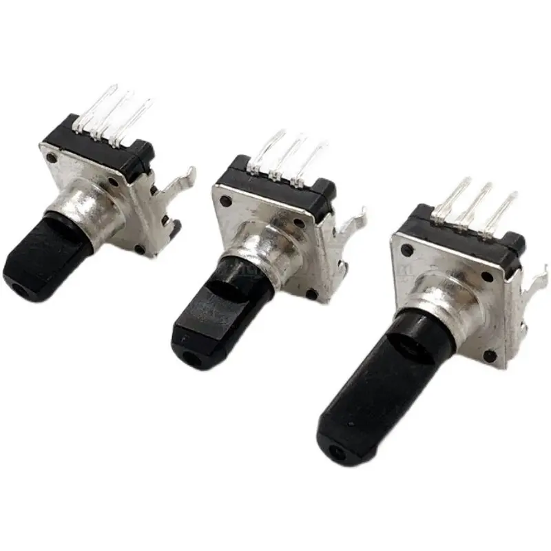 50pcs for EC12 Encoder 3Pin No Switch 360° Rotation Audio Volume 24Pulse Digital Encoder