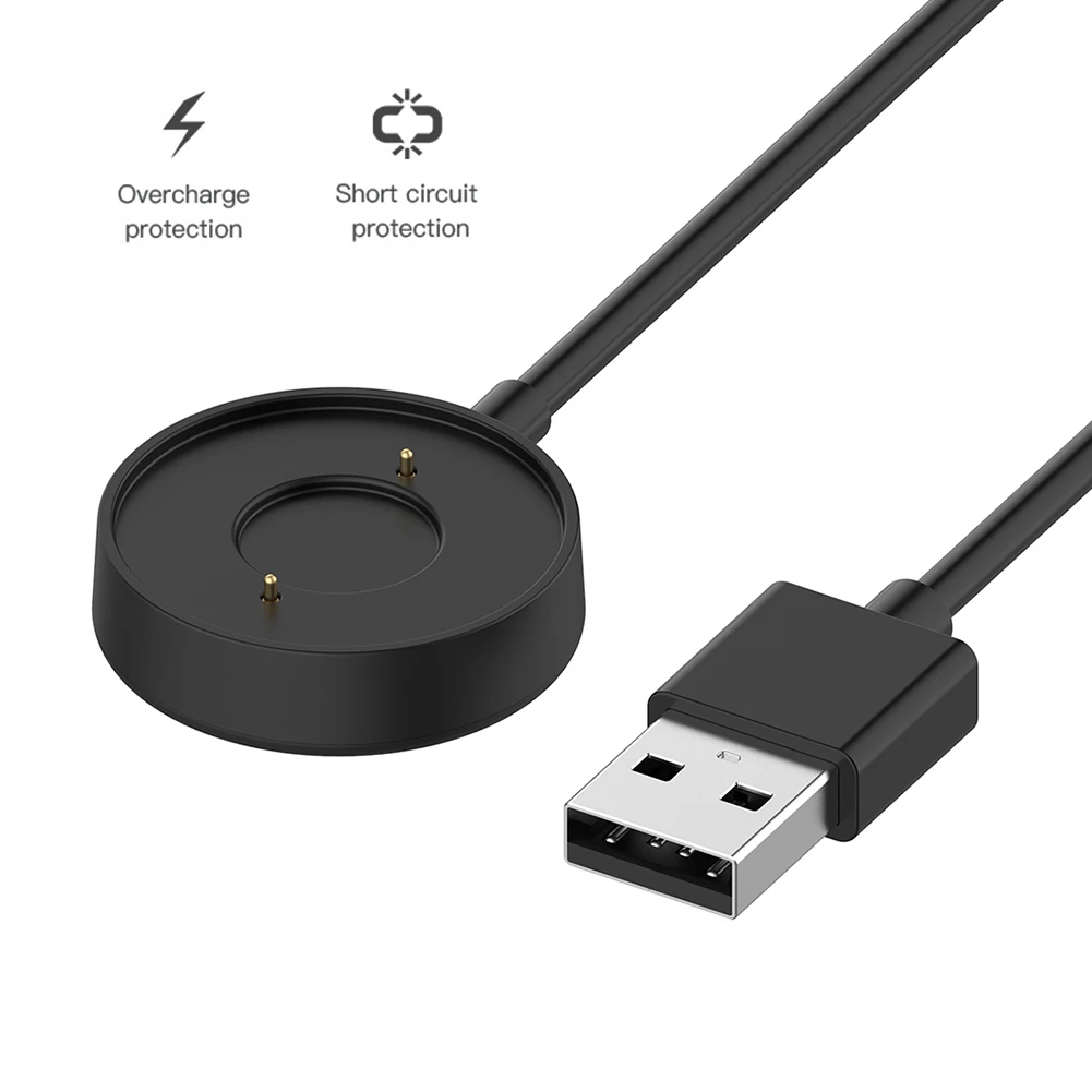 

Кабель USB-зарядки длиной 3 фута, компактный, элегантный, удобный для умных часов Fossil Hybrid HR, шнур для быстрой зарядки