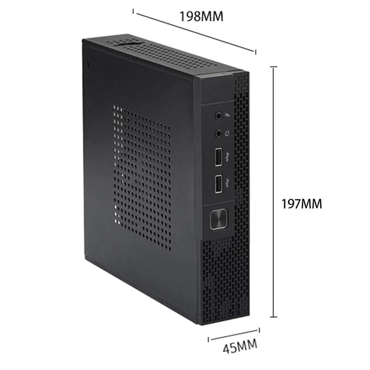 HOT!ITX Computer Case TX02 Mini Desktop Case Industrial Control HTPC Case