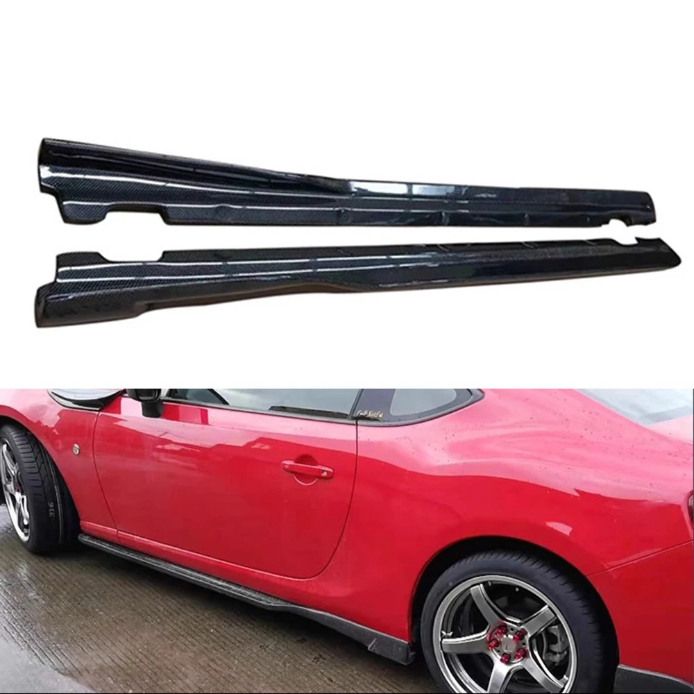 

Carbon Fiber Fibre Body Kit Surround Side Skirt For Toyota GT86 Subaru BRZ Parts