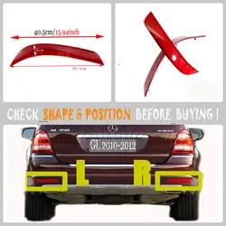 For 10-12 Mercedes-Benz GL W164 FL X164 Facelift 320 350 420 450 500 550 Rear Reflector Side Left Right  A1648200974 1648201074