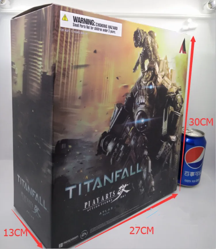 لعبة مجسم مجسم لشخصية الأكشن المفصلية على شكل أطلس Titanfall من PLAY ARTS لهدايا الكريسماس
