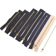 10pcs 8-25cm Metal Zipper for Sewing Zip Garment Accessories Jeans Zippers DIY Tools Zipper DIY Apparel Sewing