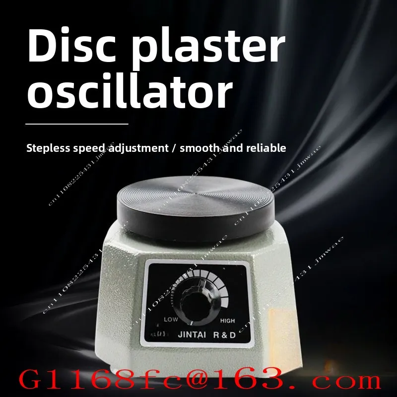 Gypsum Shaking Machine Model Technician Uses A Small Oscillator Vibrator Shaking Instrument Part