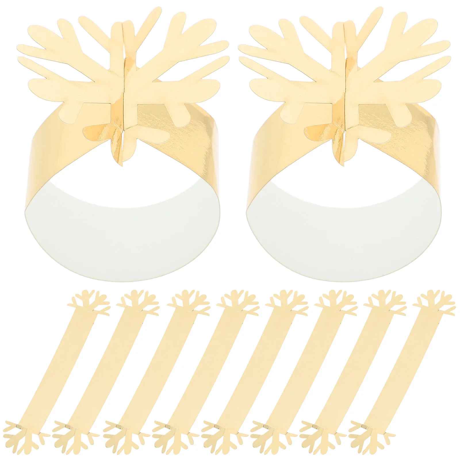 

50 PCS Napkin Ring Holiday Party Wedding Christmas Rings for Paper Napkins Band Dinner