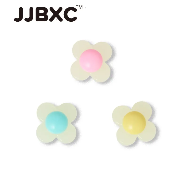 JJBXC CHARM Shoe Buckle Shoe Accessories Silicone Candy Flower DIY Fashion Shoes Accessories Suitable for cross Shoes