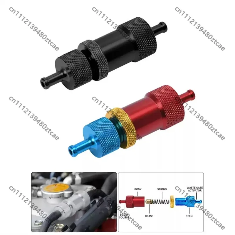 Universal Manual Adjustable Aluminum Small Turbo Boost Controller Pressure Regulating Valve, Auto Turbo Mod Parts