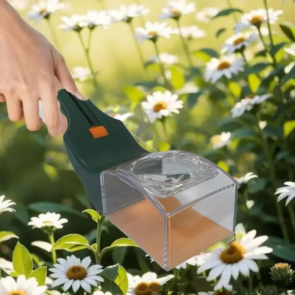 

Quick-Release Bug Box Container Clear Window Handheld Bug Catching Tool Anti-slip Comfortable Grip Insect Collection Kit Outdoor