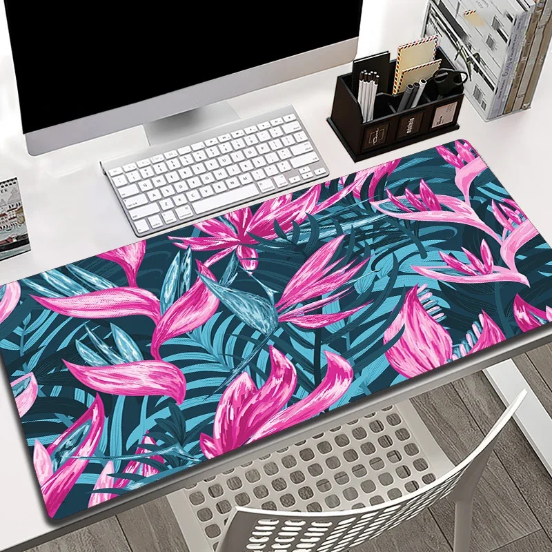 

800x300 Large Size Leaves Art Mouse Pad Computer Keyboard Desk Mat Gaming Hoom Accessories for Office Hoom Color Art Mousepad