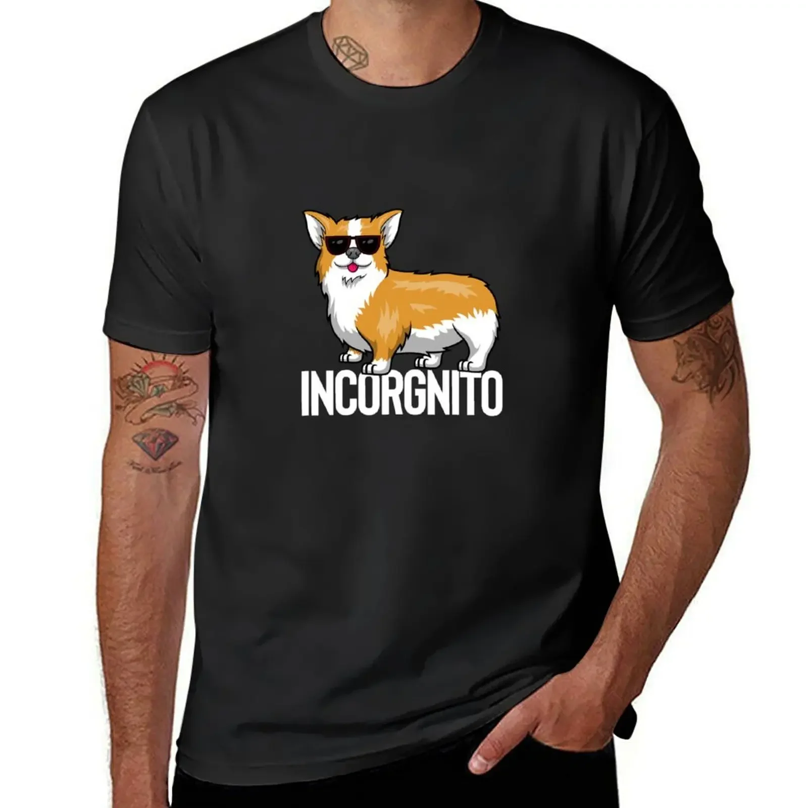 Incorgnito - Incognito Corgi T-Shirt customs vintage clothes rapper graphic tees men clothes