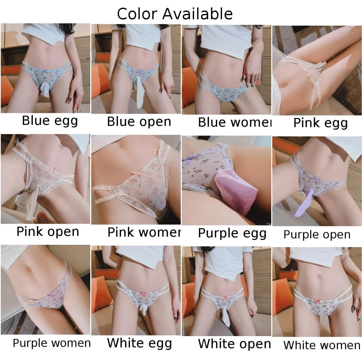 2022 Mens Mesh Floral G-String Sissy Pouch Panties Low Rise Thong Underwear Brief Lingerie Erotic Hombre Male Lingerie Tanga