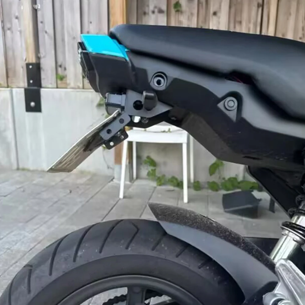 For Honda Grom MSX125 2022-2024 License Plate Holder KEMiMOTO Fender Eliminator Kit Bracket Tail Tidy with OEM Turn Signal Holes