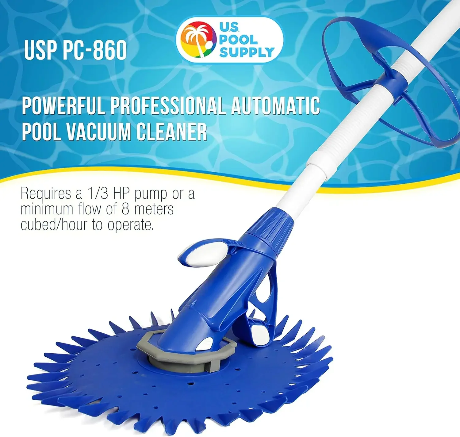 Professional Automatic Pool Vacuum Cleaner - Powerful Suction That Removes Swimming Pool Debris