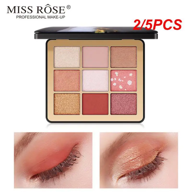 

2/5PCS Colors Matte Pearlescent Eye Shadow Pigment Waterproof Long Lasting Shimmer Eyeshadow Palette Eye Makeup TSLM1