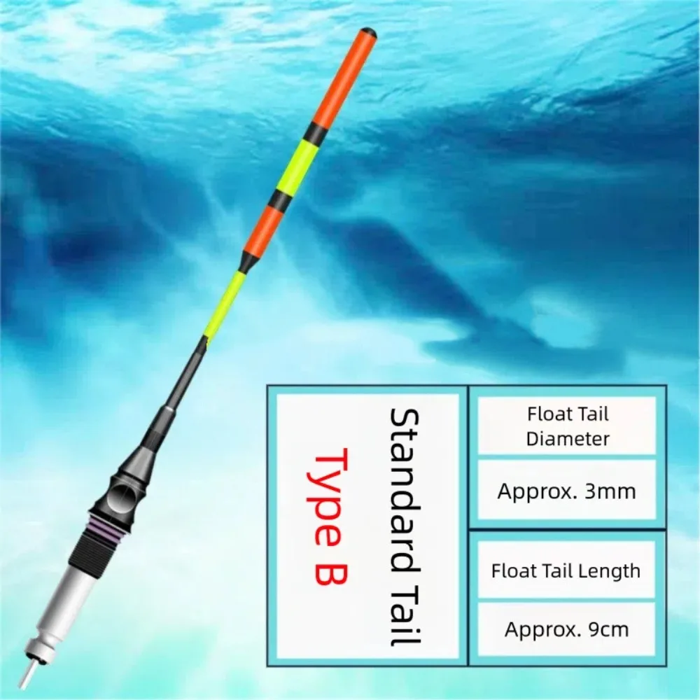 2pcs Luminous LED Smart Float Ultra Sensitive Top Mount Electronic Float Super Bright Luminous Float Night Fishing